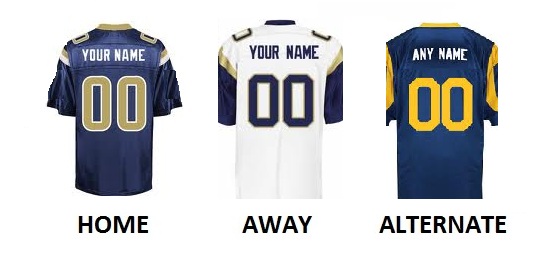 (image for) LOS ANGELES Pro Football Number Kit - Click Image to Close